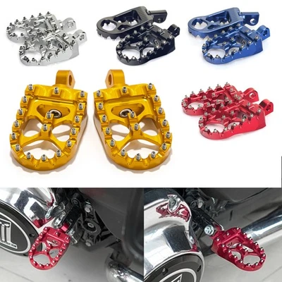 For Harley MX Rear Passenger Foot Pegs Touring Baggers Road King Road Glide FLHT Foto 1 de 4