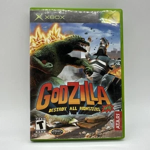 Godzilla: Destroy All Monsters Melee (Microsoft Xbox, 2003) CIB Leggi!!! - Foto 1 di 10