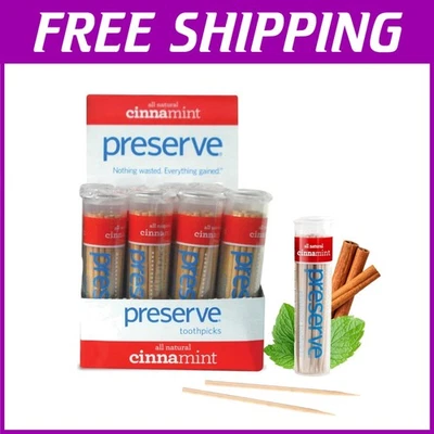 Palillos de dientes refrescantes de cannamina - sabor natural - 24 estuches Foto 1 de 4