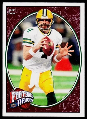 2008 Upper Deck Heroes Brett Favre #6 Green Bay Packers FOOTBALL - Image 1 of 2