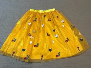 Girl's DISNEY x HANNA ANDERSSON Beauty and the Beast Tulle Skirt Size M (6-8) - Picture 1 of 5