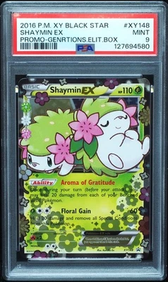 Shaymin EX XY148 PSA 9 Mint Generations Promo Pokemon Card - Image 1 of 3