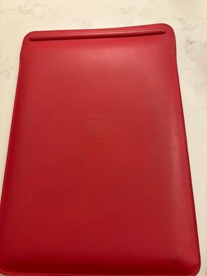 Apple iPad Pro 10.5″ Leather Sleeve (PRODUCT)RED + Apple Pencil (1st Gen)  - Image 1 of 4