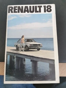 Renault 18 TL GTL TS GTS Automatik Auto Broschüre Verkaufskatalog NEUWERTIG P - Bild 1 von 3