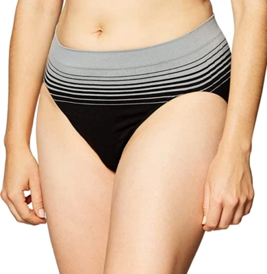 Braguita de corte alto sin costuras Bali Comfort Revolution para mujer, rayas Excalibur, 10/11 Foto 1 de 3