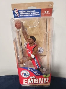 McFarlane NBA Series 32 Joel Embiid (76ers) Red Jersey Figure - Picture 1 of 3