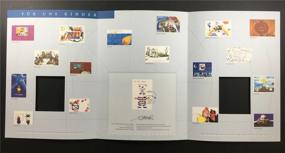 GERMANY ART-EDITION 2000/30 BLOCK 53 ZIRKUS CLOWN CIRQUE CIRCUS - Image 1 of 4