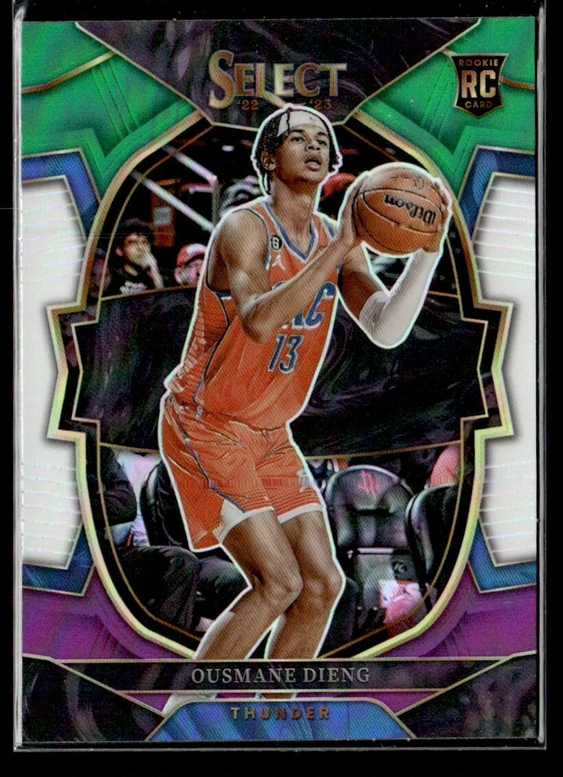 2022-23 Panini Select Tri Color Prizm Ousmane Dieng RC #76 ST1