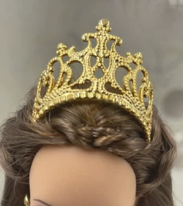 2000 Barbie Special Edition Holiday Doll Gold Metal Tiara Replacement - Bild 1 von 15