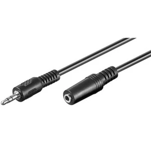 Klinkenkabel 3.5 mm Audiokabel AUX Kopfhörer Verlängerungskabel 5 m - Bild 1 von 1