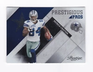 2010 Prestige Prestigious Pros blau #40 Patrick Crayton Dallas Cowboys - Bild 1 von 2