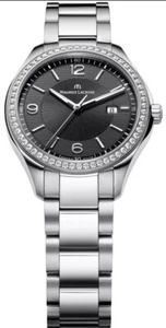 MAURICE LACROIX Miros Date Diamond Ladies Watch MI1014-SD502- 330 RRP £2450 NEW - Picture 1 of 10