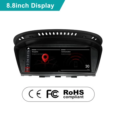 E60/E90 Android13 Screen Carplay Multimedia Autoradio BMW 3 5 Series CIC 8.8inch - Image 1 of 4