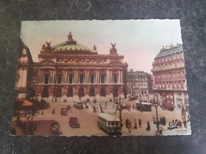 La Place De L'Opera Paris France Posted Postcard - Bild 1 von 2