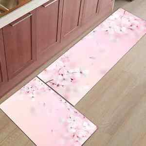 Cherry Carpet Mat Kitchen Entrance Floor Living Bedroom Non-Slip Carpets Doormat