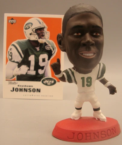 LOOSE 1998 CORINTHIAN HEADLINER FIGURE KEYSHAWN JOHNSON NEW YORK JETS Cover