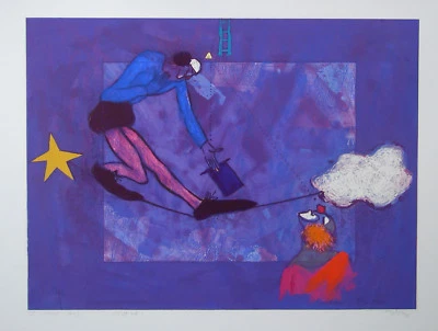 Adi Holzer, Hut ab, Original Graphik, NEU, Kunst, Geschenkidee - Bild 1 von 2