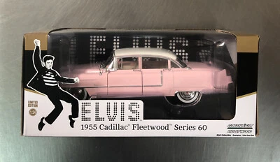 Greenlight Hollywood Elvis 1955 Cadillac Fleetwood serie 60 rosa escala 1/24 Foto 1 de 3