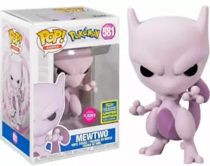 Pokemon Mewtwo (#581) Convención de Verano Flocada 2020 + Estuche Sólido - Imagen 1 de 10
