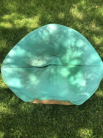 Mid Century Modern Bertoia Diamond chair cover by Knoll Aqua Vinyl FREE Ship Cover