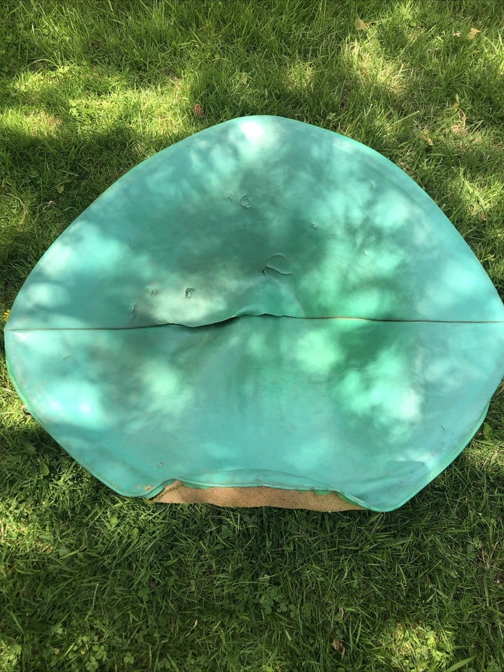 Mid Century Modern Bertoia Diamond chair cover by Knoll Aqua Vinyl FREE Ship - Image 1 of 4