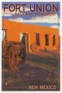 Postcard New Mexico Fort Union National Monument - Structural Ruins MINT Unused - Picture 1 of 1
