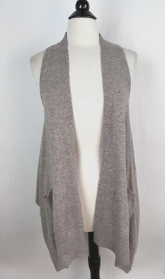 NUEVO CON ETIQUETAS Espléndido Chaleco Miramar MEDIANO Brezo Avena Bolsillos Suave Mezcla Lana Suéter Foto 1 de 4