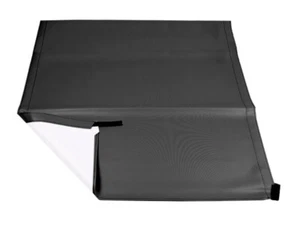 Classic Fiat 500 Giardiniera Black Soft Top Sun Roof Canvas Convertible New - Picture 1 of 2