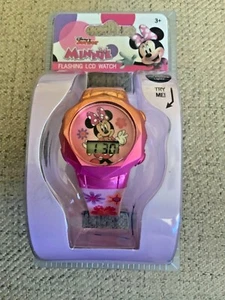 Reloj Disney Jr Intermitente Minnie LCD Nuevo en Paquete - Imagen 1 de 1