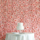 12PCS Artificial Rose Hydrangea Flower Wall Panels Wedding Backdrop 60 x40cm US