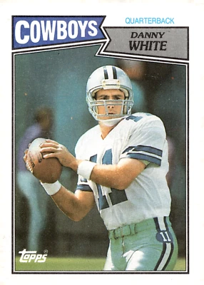 1987 Topps - #261 Danny White Cowboys - Image 1 of 2