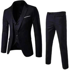 Trajes Para Hombres de Vestir Chaqueta Elegantes Saco Pantalón Largo Boda 2024 - Picture 1 of 31