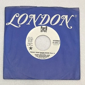 Promo 45 rpm HANK BALLARD & the Midnighters - FREAK YOUR BOOM BOOM - NM/M - Picture 1 of 1
