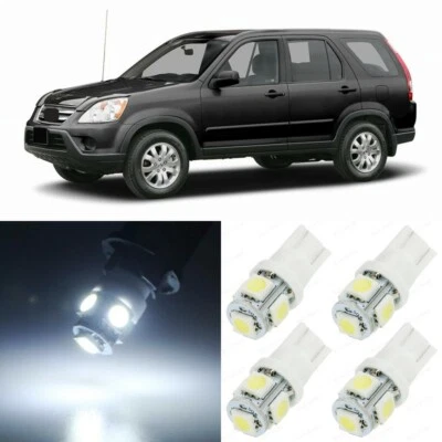 8 x Xenon White Interior LED Lights Package For 2002- 2006 Honda CRV CR-V +TOOL - Image 1 of 4