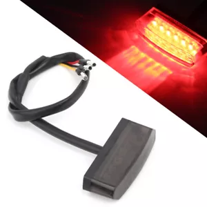 Smoke 12V Mini Tail Light LED Indicator Light fit for Dirt Bike Custom Chopper - Picture 1 of 16
