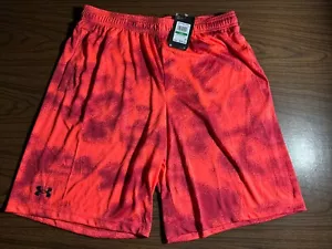 UNDER ARMOUR MENS LARGE UA 10" TECH PRINTED SHORTS BRAND NEW WITH TAGS 1376945 - Picture 1 of 8