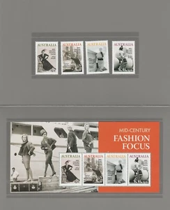 AUSTRALIA 2020 - Mid-Century FASHION FOCUS Set & MINISHEET MNH in Stamp Pack - Picture 1 of 3