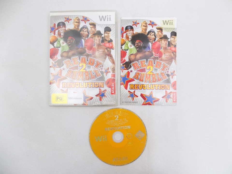 Mint Disc Nintendo Wii Ready 2 Rumble Revolution - Inc Manual Wii U Comp. - Image 1 of 1