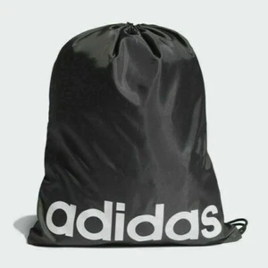 BOLSA DE GIMNASIO ADIDAS - BOLSA DE CORDÓN DE NÚCLEO LINEAL - NEGRA - Imagen 1 de 4