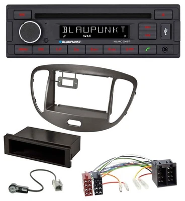 Blaupunkt MP3 USB CD Bluetooth AUX Autoradio für Hyundai i10 2008-2013 dunkelsil - Bild 1 von 4