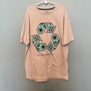 T-Shirt Eat Sleep Game Repeat hellbraun Old Navy Junge XL Kinder Junge 👦 Jugend - Bild 1 von 4