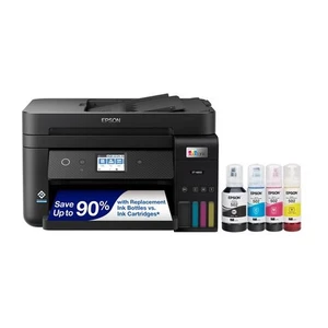Epson EcoTank ET-4850 Color Inkjet All-In-One Printer - Black - Afbeelding 1 van 3