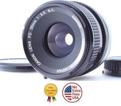 [COMO NUEVO] Lente gran angular Canon FD 35mm f3.5 SC S.C. MF para montaje... - Imagen 1 de 4