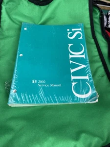 2002 Honda Civic Si Service Shop Repair Manual Coupe Hatchback 2.0L Sealed - Picture 1 of 7
