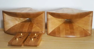 1" wood horns, pair 1 pair, for 2425, LE85, TAD2001, etc. Horns without fins - Picture 1 of 9