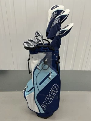 Set pacchetto golf donna Fazer CTR X/driver, 3FW, 5H, 7-SW, putter e borsa/L-Flex - Immagine 1 di 4