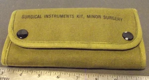 Vintage Militär Chirurgisches Instrumentenset Kleine Chirurgie Vietnam Ära - Bild 1 von 6