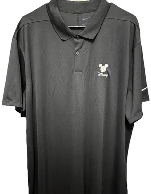 Camisa polo Nike Mickey Mouse con logotipo de icono. Parques Disney. Talla XXL. Usado en excelente estado Foto 1 de 4