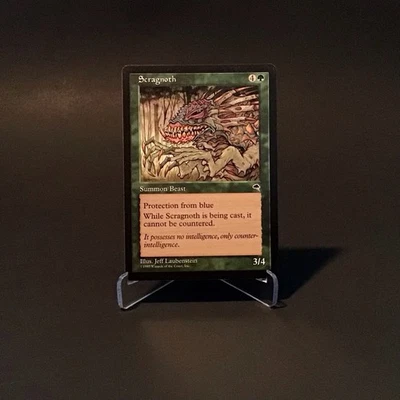 Magic: The Gathering Scragnoth MTG Tempest Vintage 1997 LP - Image 1 of 2