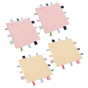 2pcs Infant Tags Sicherheitsdecke Pure Cotton 3D Partikel Sensorische Entwic CUB - Bild 1 von 28
